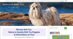 Desktop Screenshot of miracleshihtzu.com