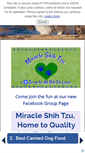 Mobile Screenshot of miracleshihtzu.com