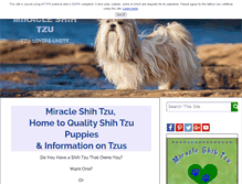 Tablet Screenshot of miracleshihtzu.com